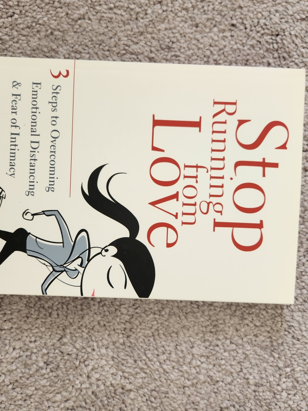 Stop Running from Love - Paperback Book - Cream & Red Cover